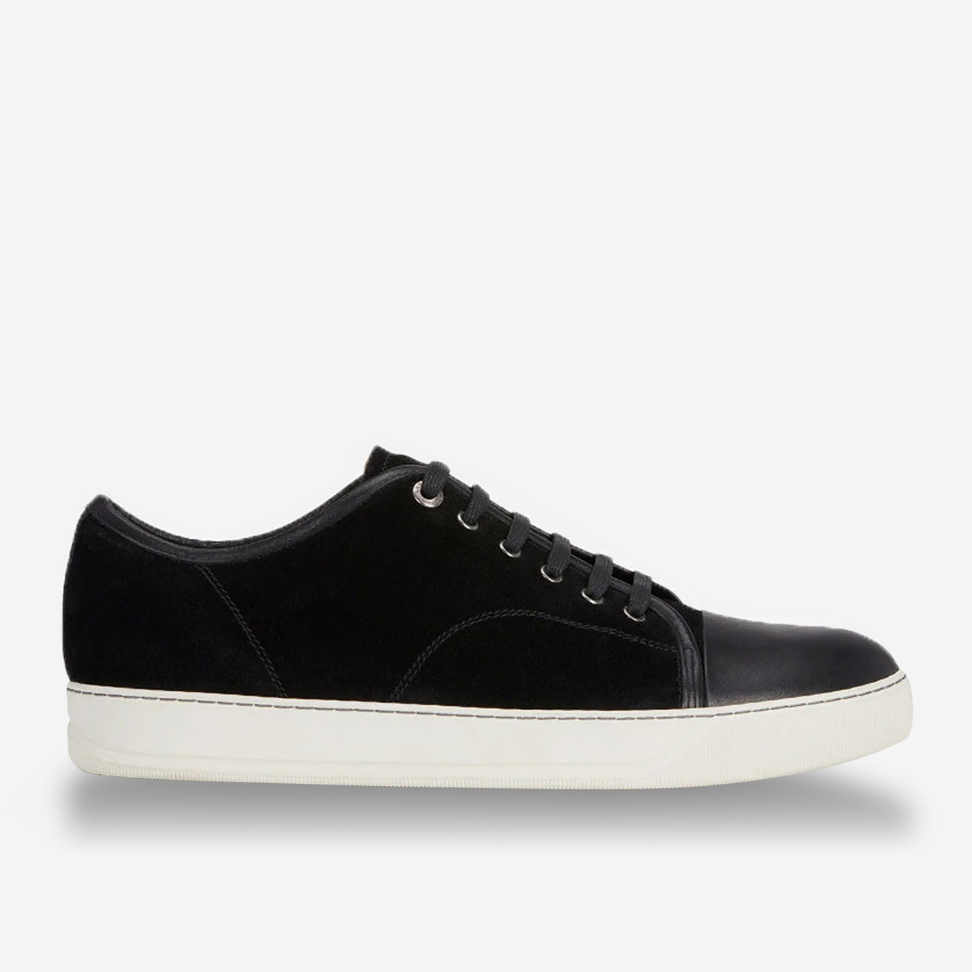 Lanvin DBB1 Leather And Suede Sneakers