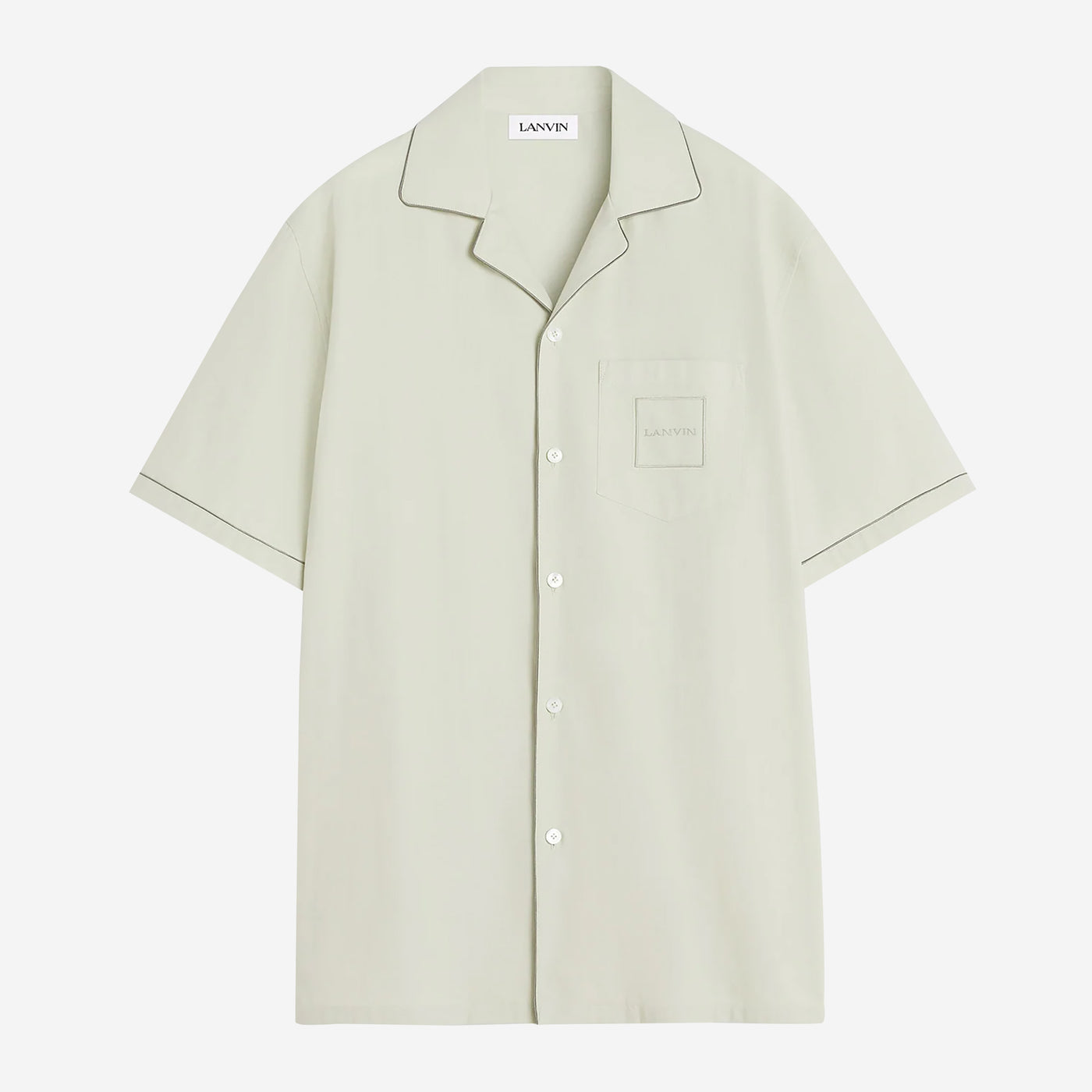 Lamvin Fluid Cotton Bowling Shirt