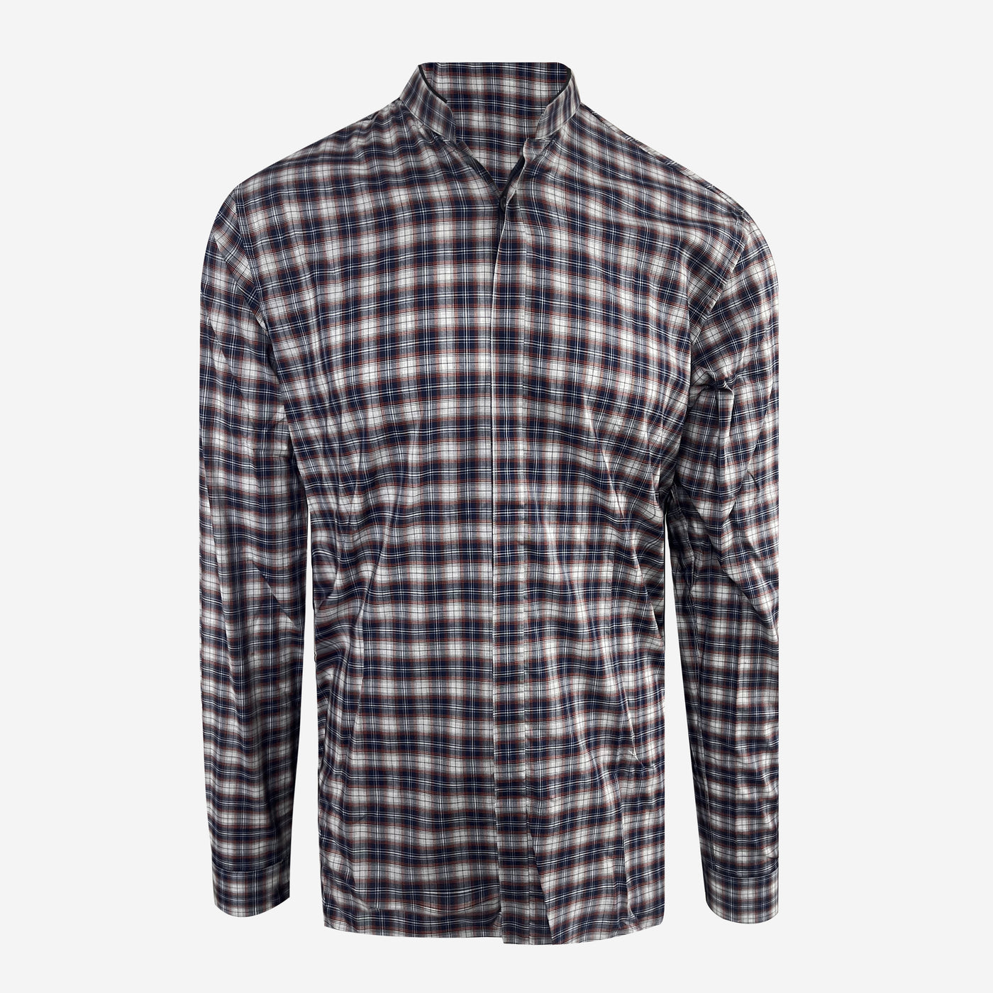 Lanvin Blue Red Check Shirt