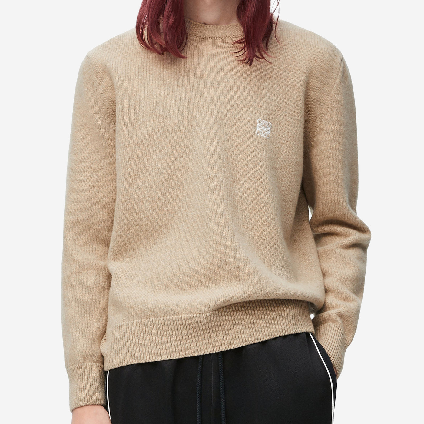 Loewe Embroiderd Anagram Wool Knitwear