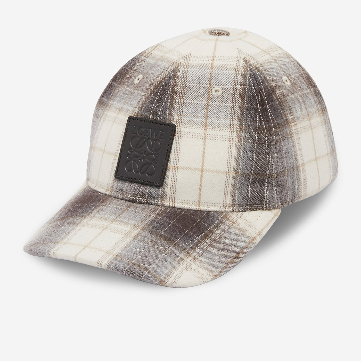 Loewe Patch Tartan Check Cap