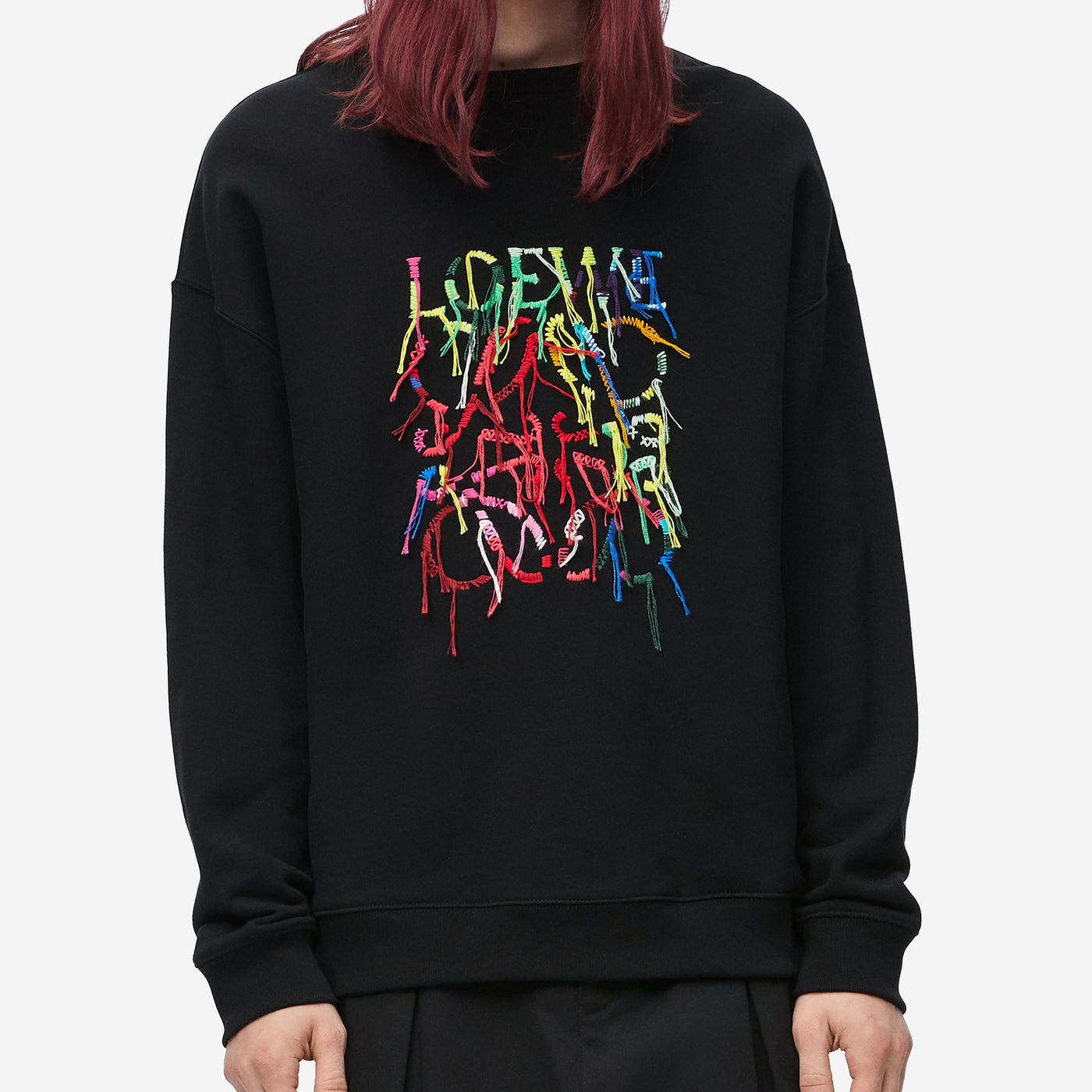 Loewe Embroidered Anagram Logo Sweatshirt