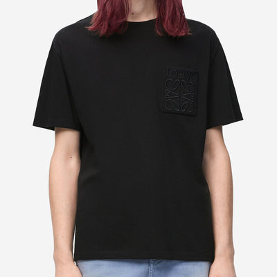 Loewe Anagram Embroidery Pocket T-Shirt