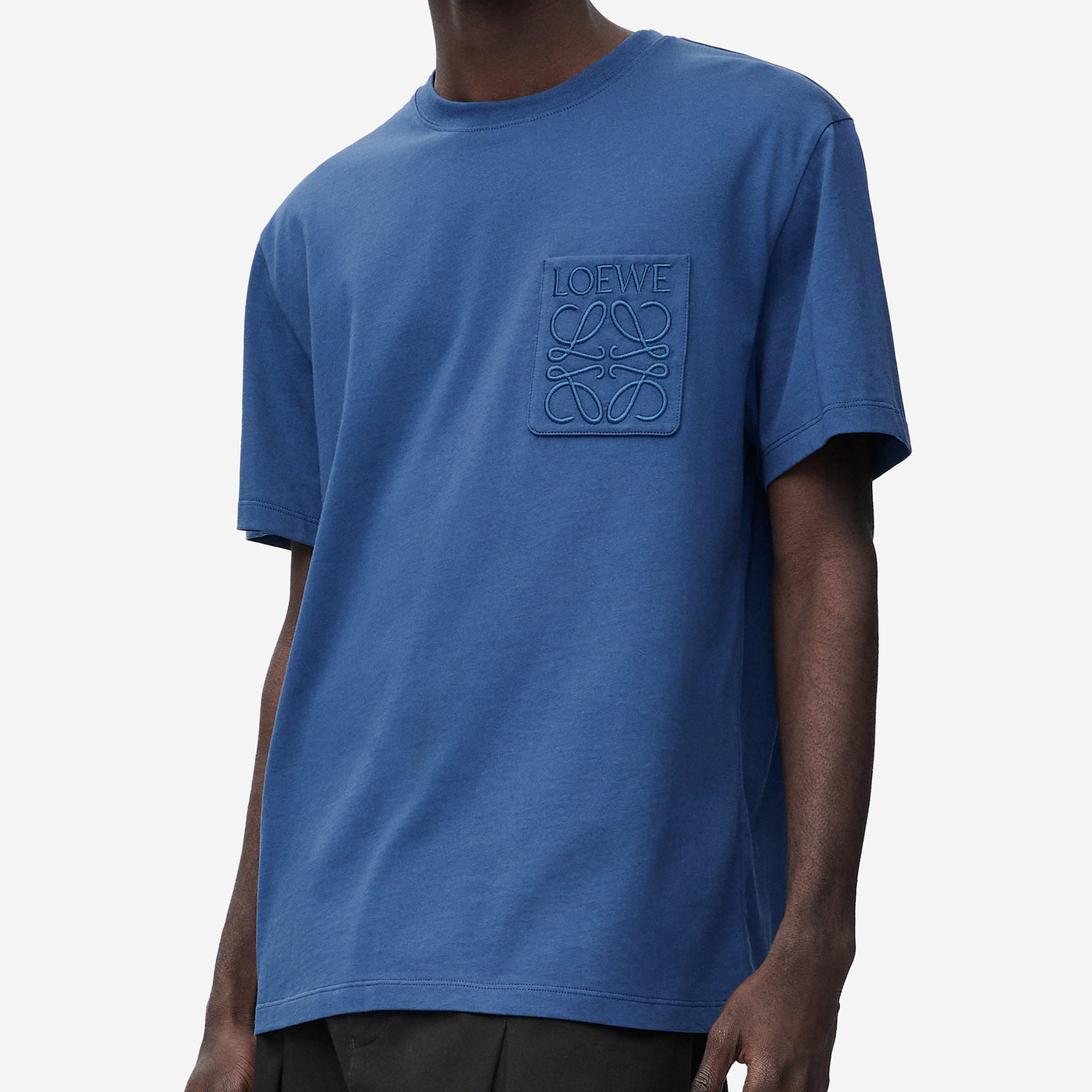 Loewe Anagram Embroidery Pocket T-Shirt