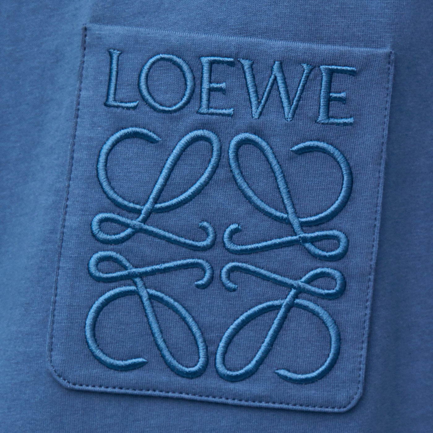 Loewe Anagram Embroidery Pocket T-Shirt