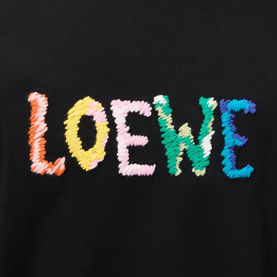 Loewe Embroiderd Logo T-Shirt