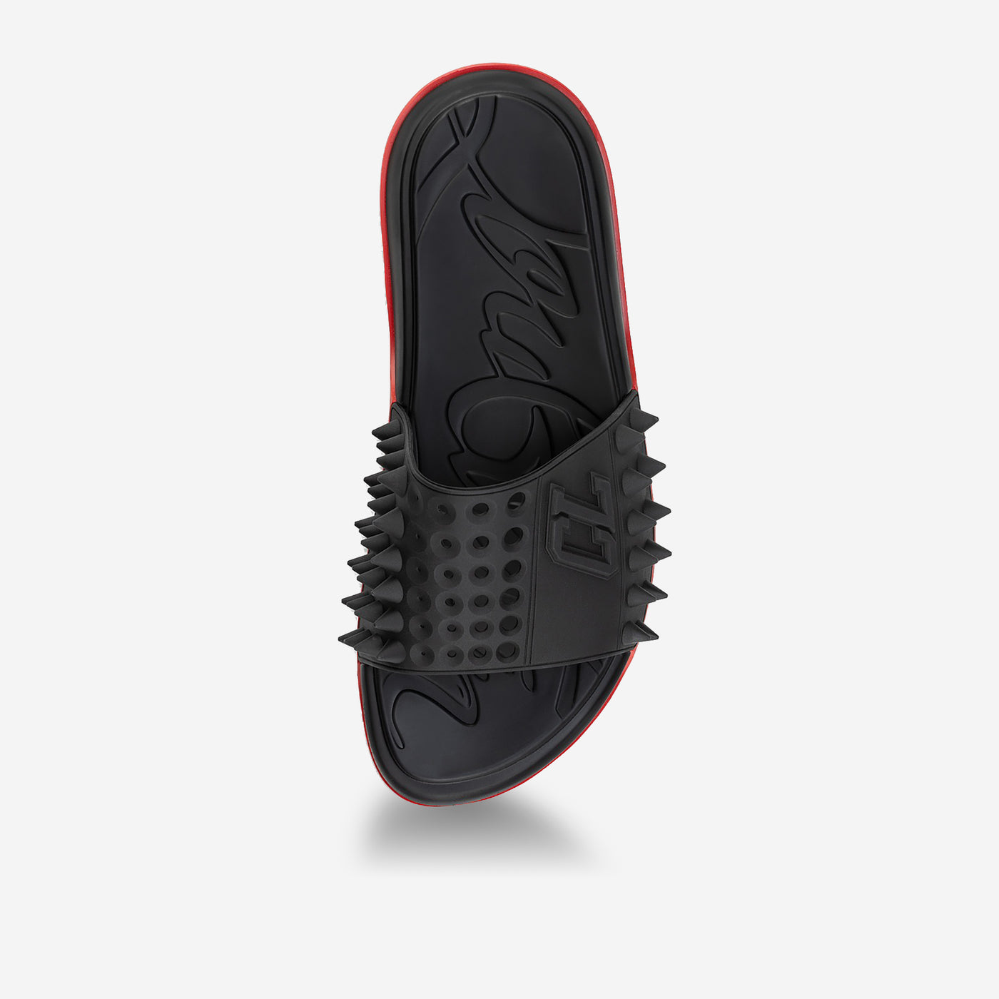 Christian Louboutin Take It Easy Flat Rubber Slider