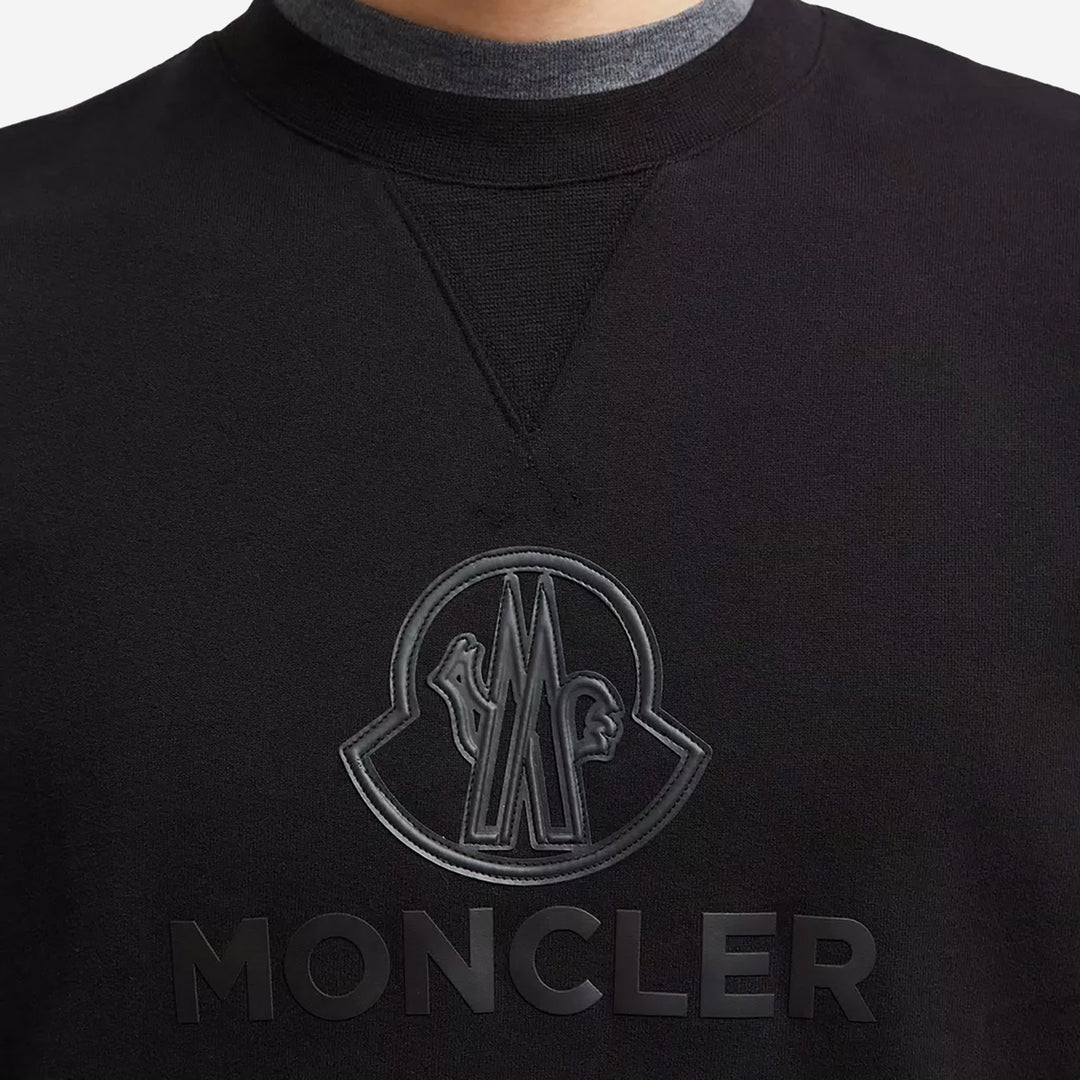 Moncler Cotton And Cashmere Logo Sweatshirt – ZAP