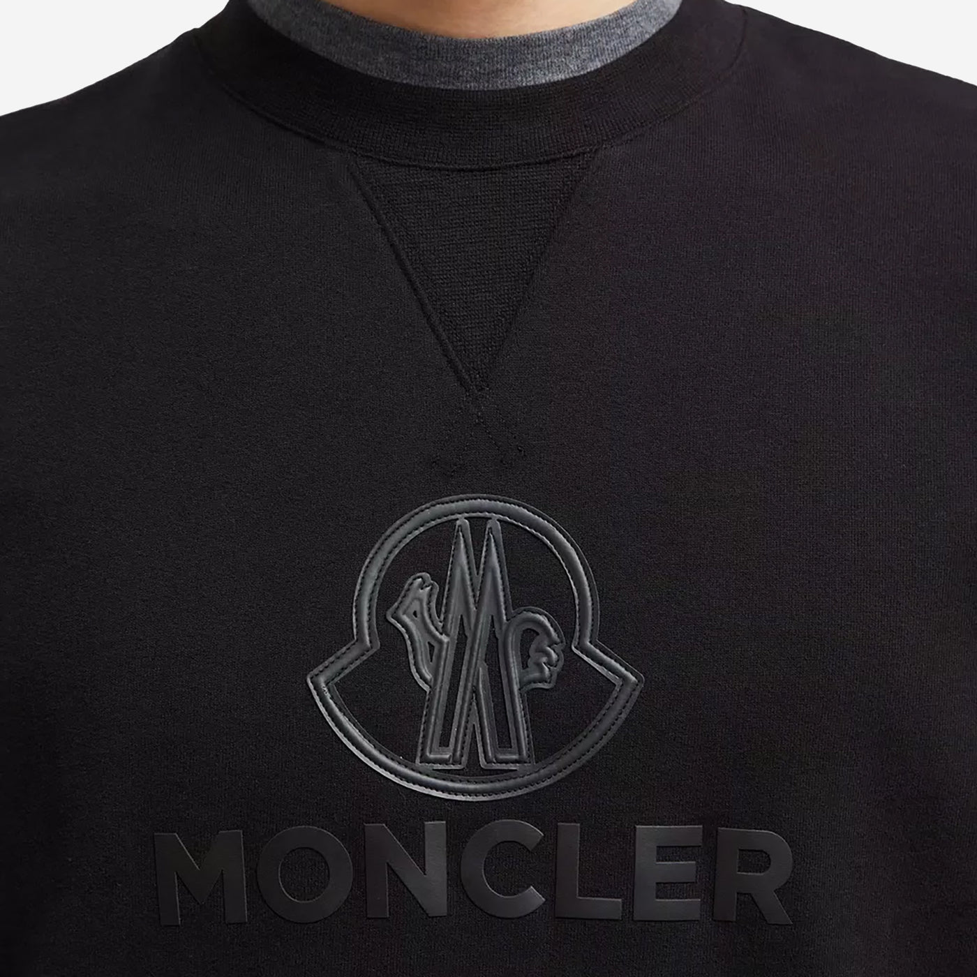 Moncler Cotton And Cashmere Logo Sweatshirt