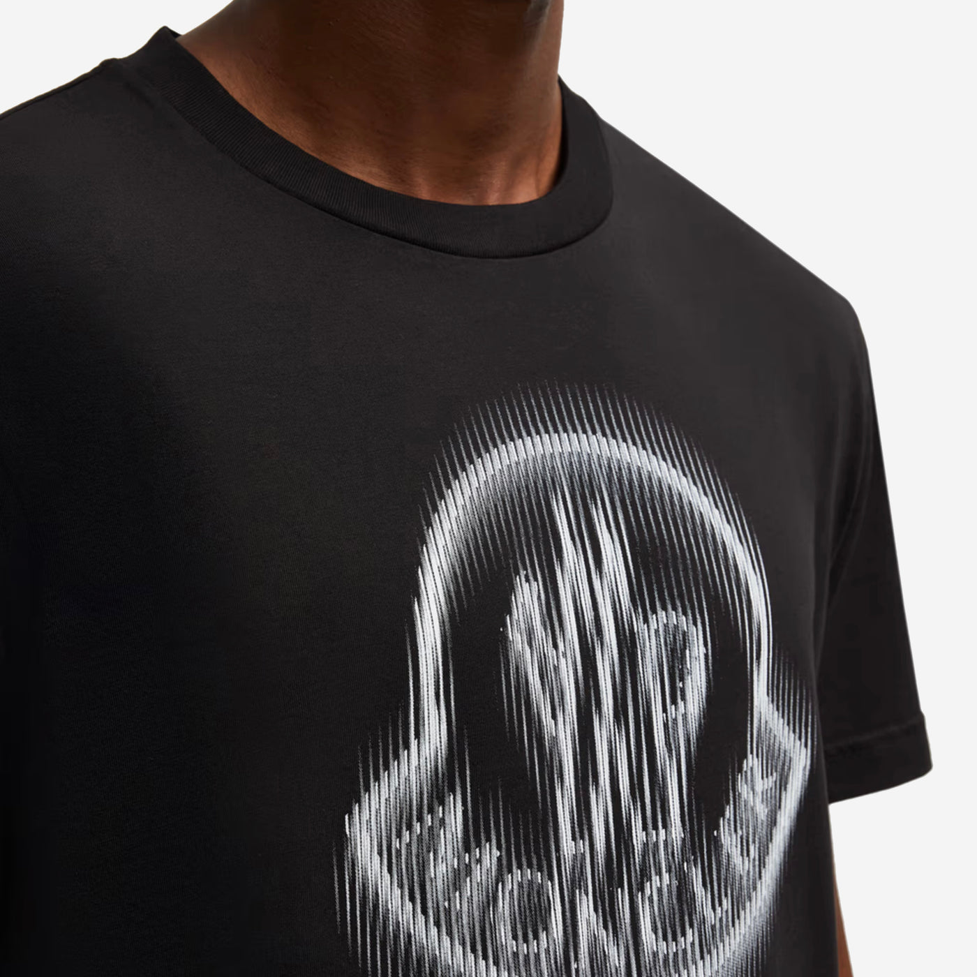 Moncler Blurred Logo Cotton T-Shirt