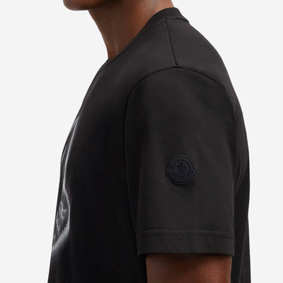 Moncler Blurred Logo Cotton T-Shirt