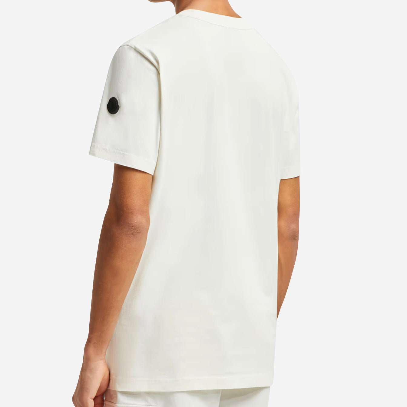 Moncler Blurred Logo Cotton T-Shirt