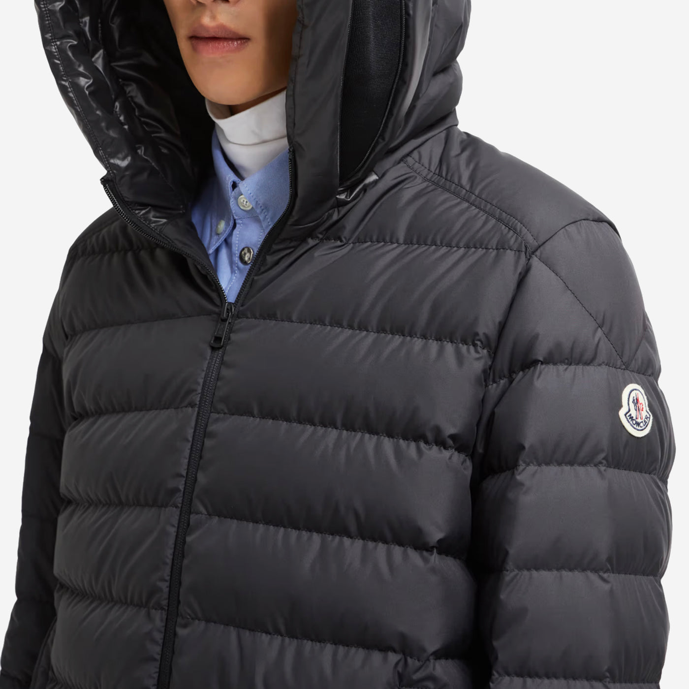 Moncler Chevrerie Hooded Short Down Jacket