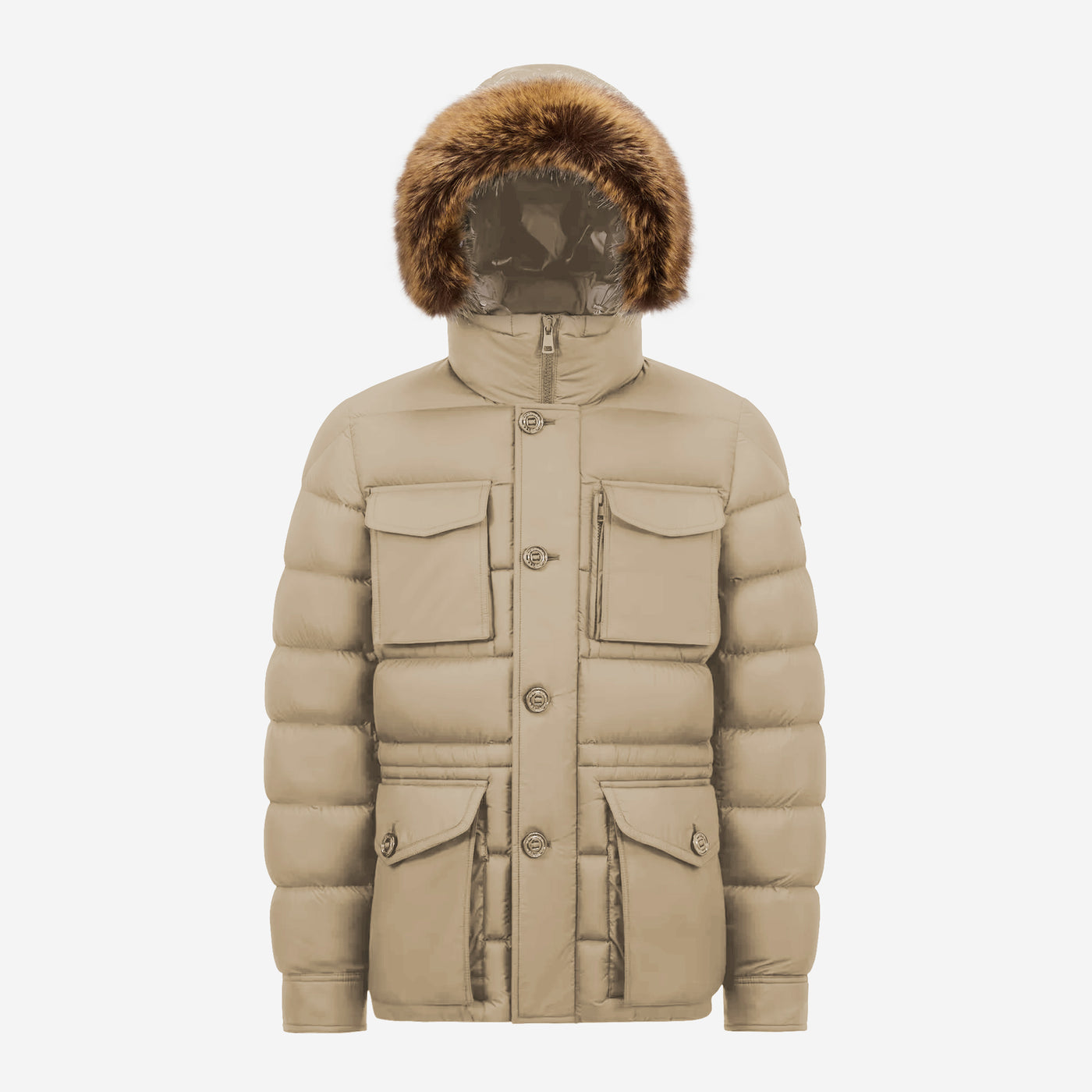 Moncler Chevreuse Fur Nylon Field Jacket