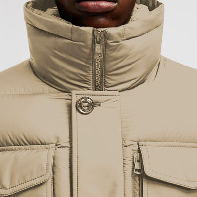 Moncler Chevreuse Fur Nylon Field Jacket