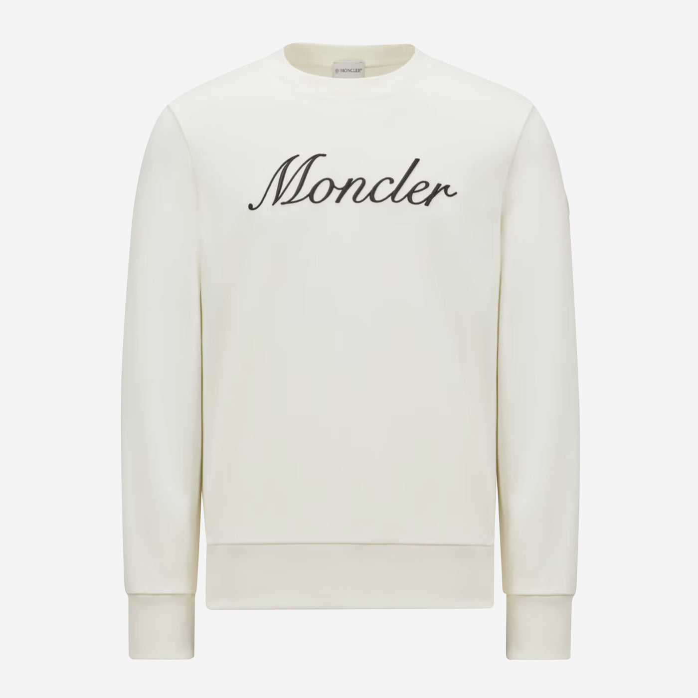 Moncler Embroidered Logo Cotton Sweatshirt