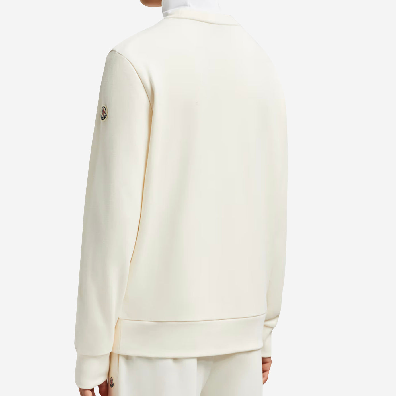 Moncler Embroidered Logo Cotton Sweatshirt