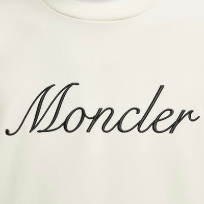 Moncler Embroidered Logo Cotton Sweatshirt