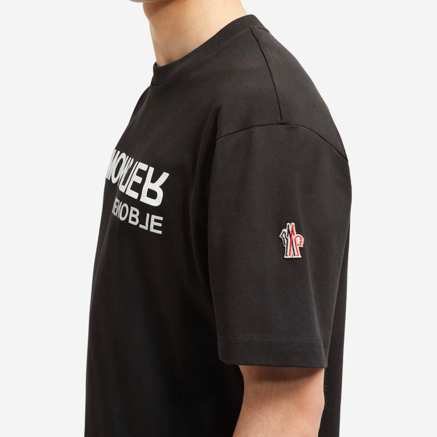 Moncler Grenoble Mirrored Logo T-Shirt