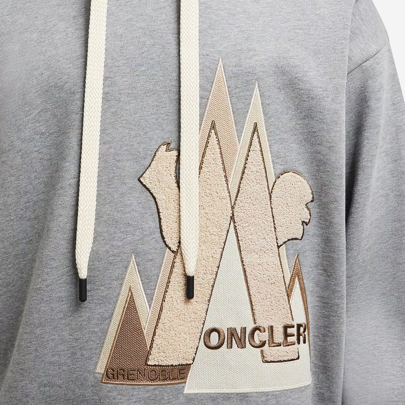 Moncler Grenoble Logo Appliqué Hoodie