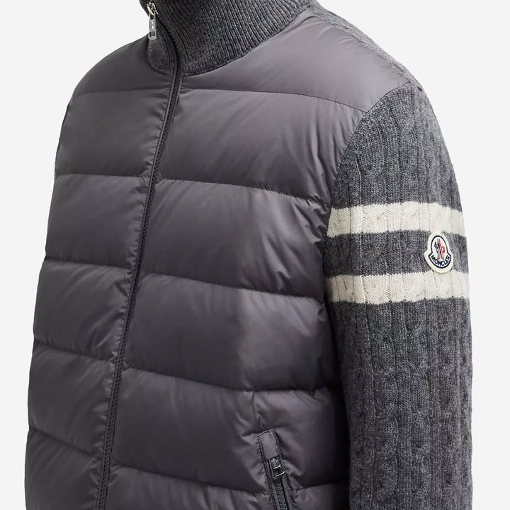 Moncler cardigan grey online