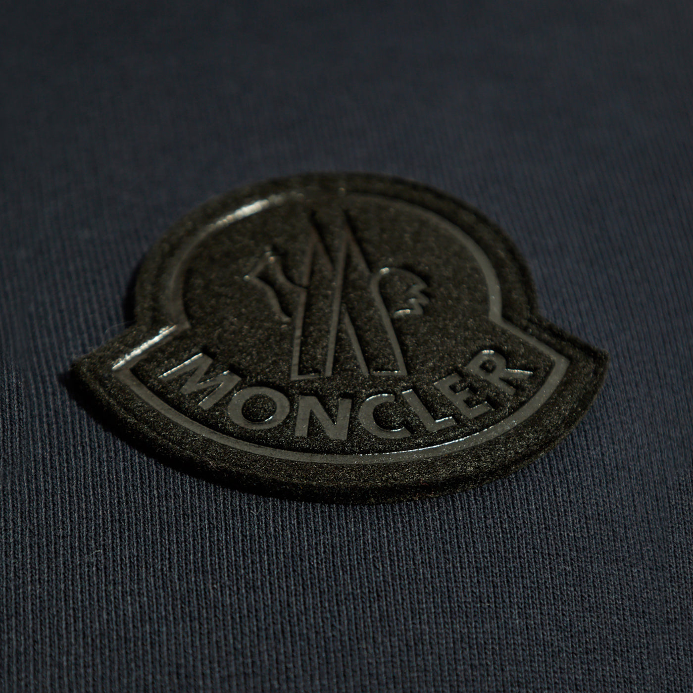 Moncler Logo Badge Zip Up Hoodie