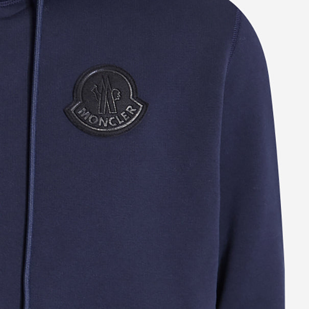 Moncler Logo Badge Zip Up Hoodie