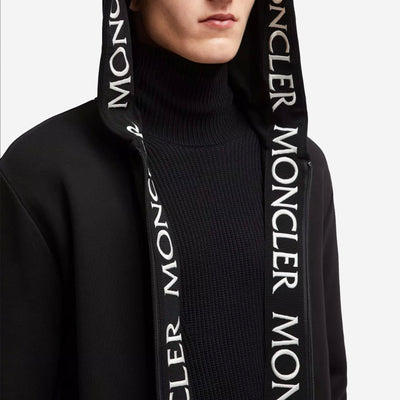 Moncler Logo Hood Zip-Up Hoodie