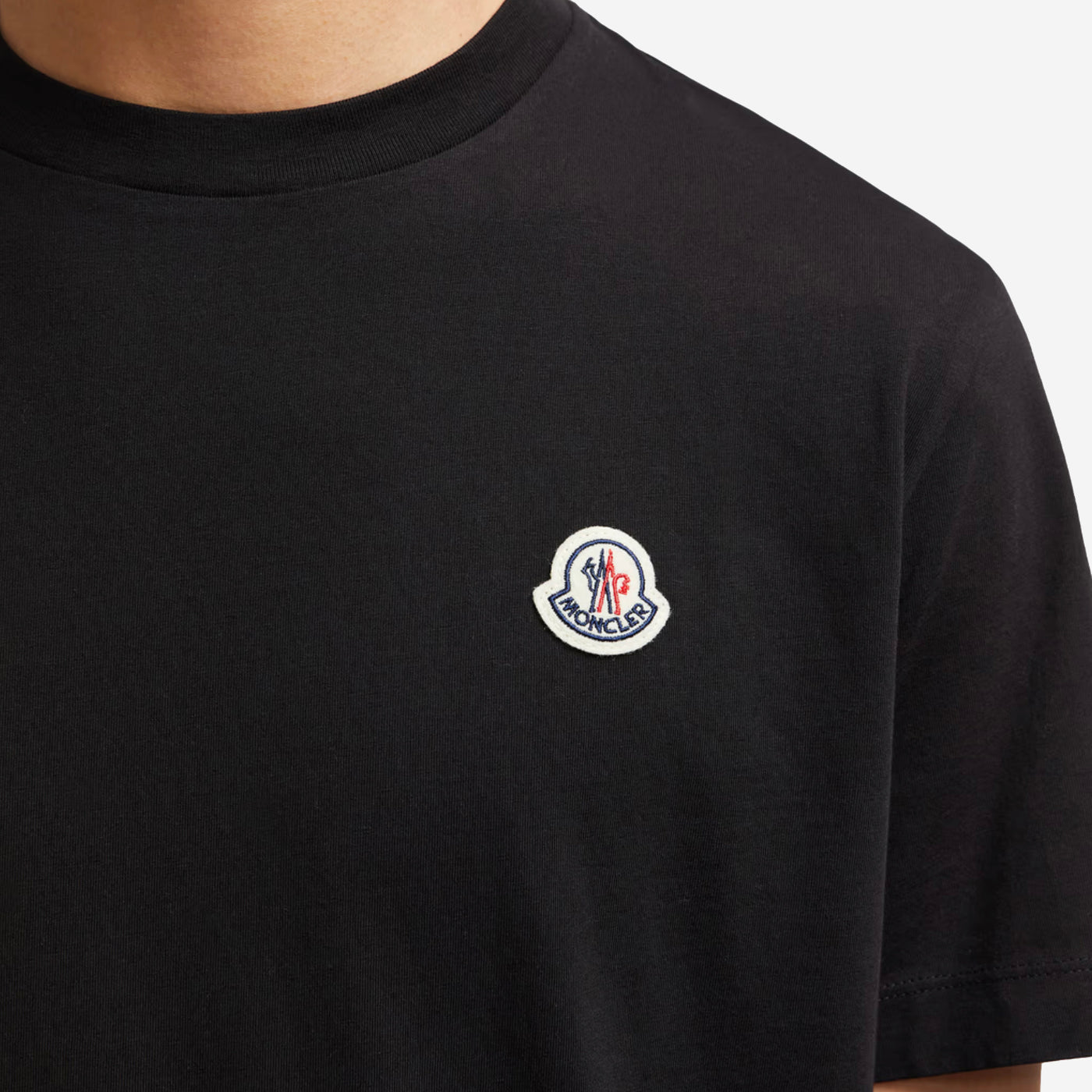 Moncler Pack Of Three Logo Patch Cotton T-Shirt