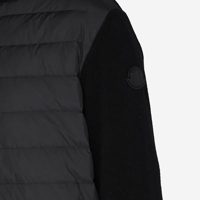 Moncler Cashmere Padded Zip-Up Cardigan