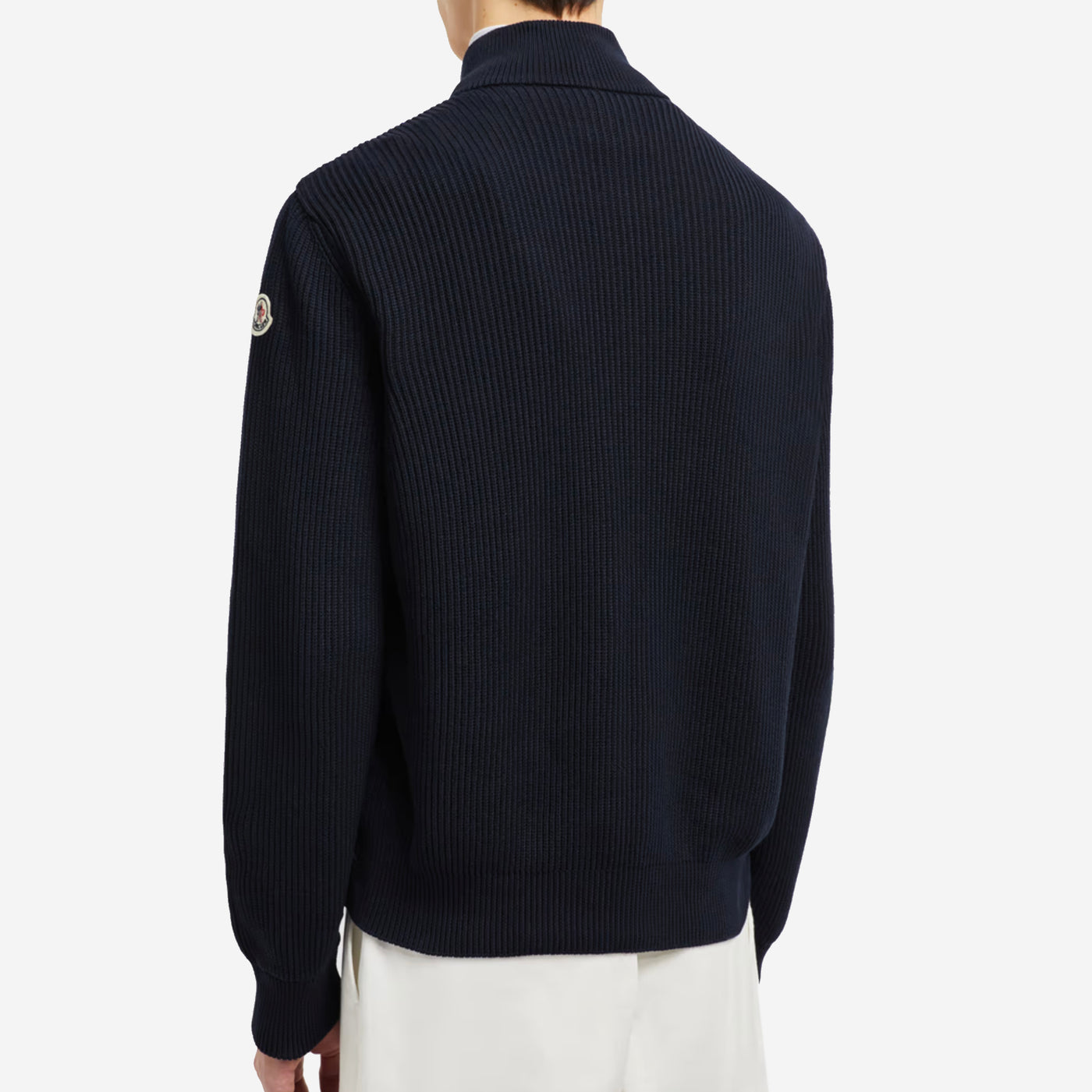 Moncler Web Padded Zip-Up Cardigan