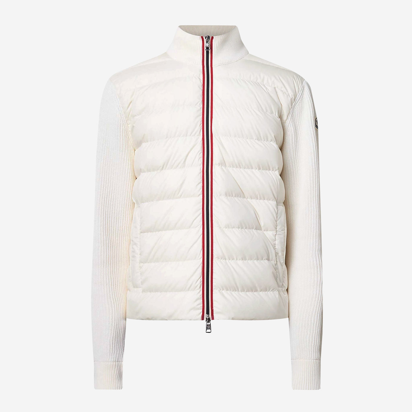 Moncler Web Padded Zip-Up Cardigan