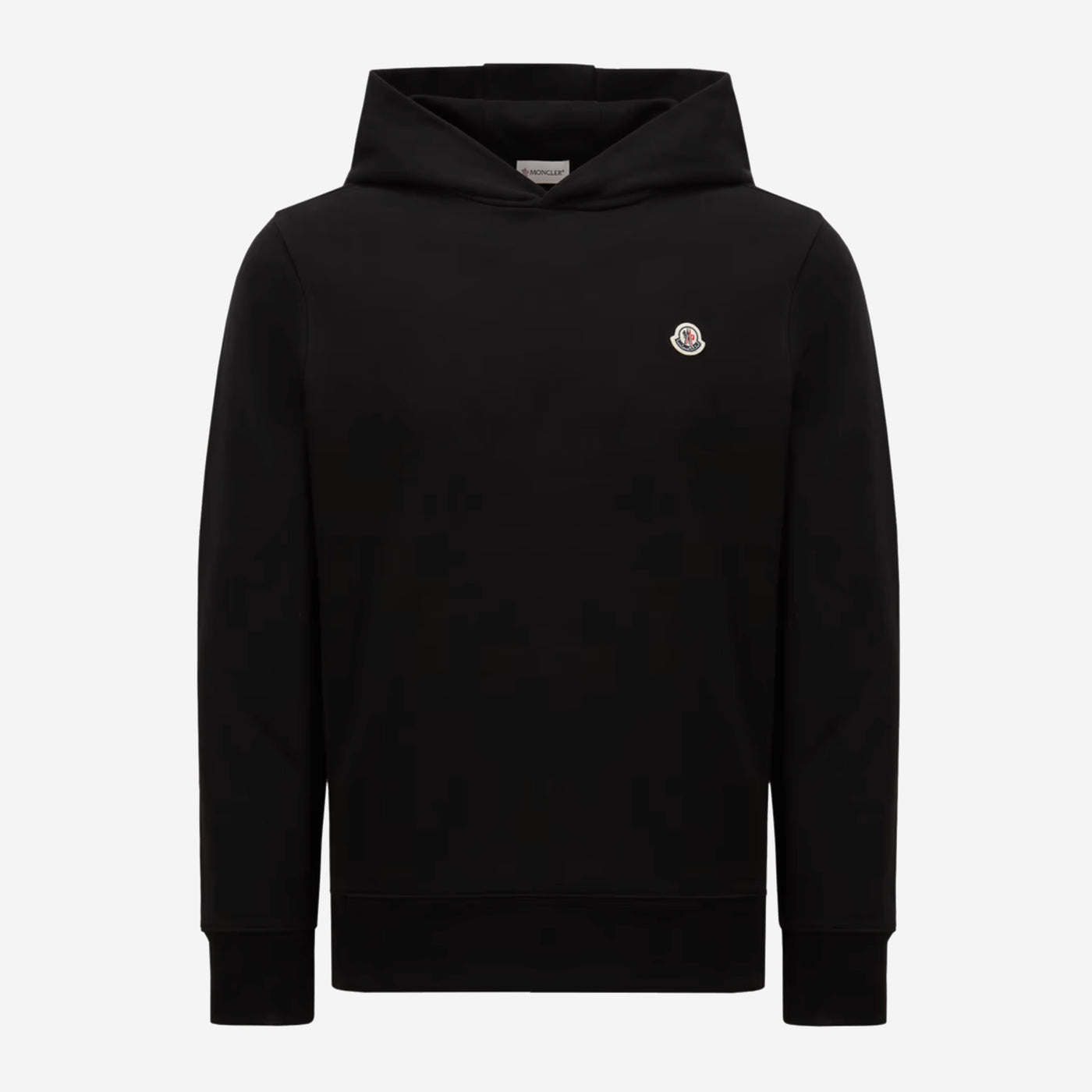 Moncler Logo Patch Cotton Hoodie