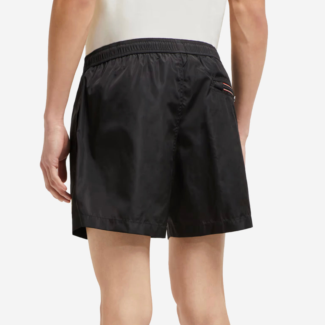 Moncler Logo Patch Swim Shorts