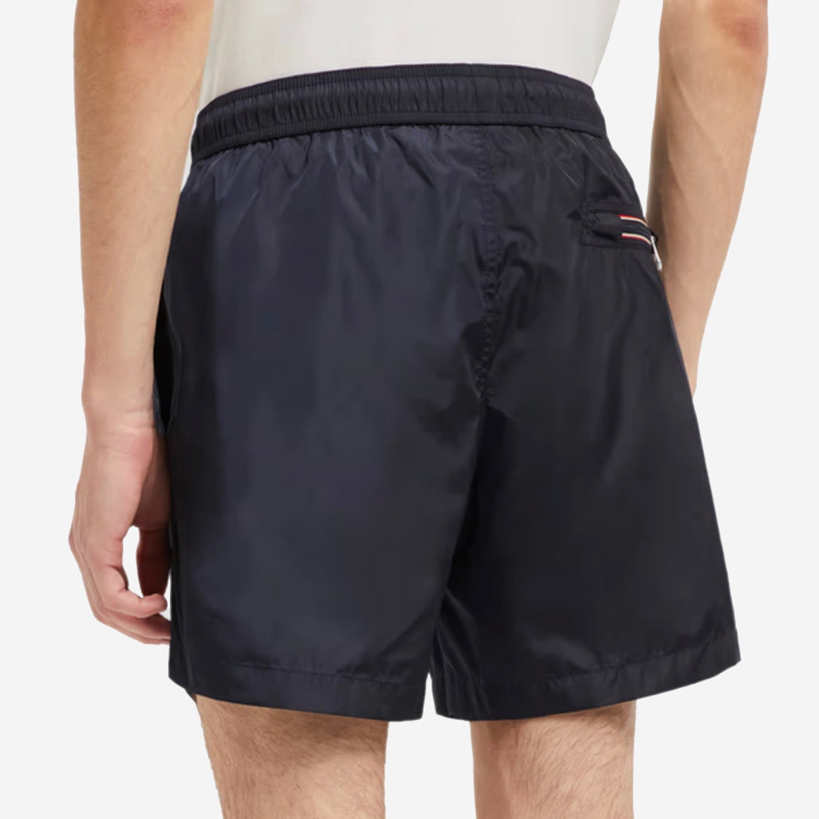 Moncler Logo Patch Swim Shorts