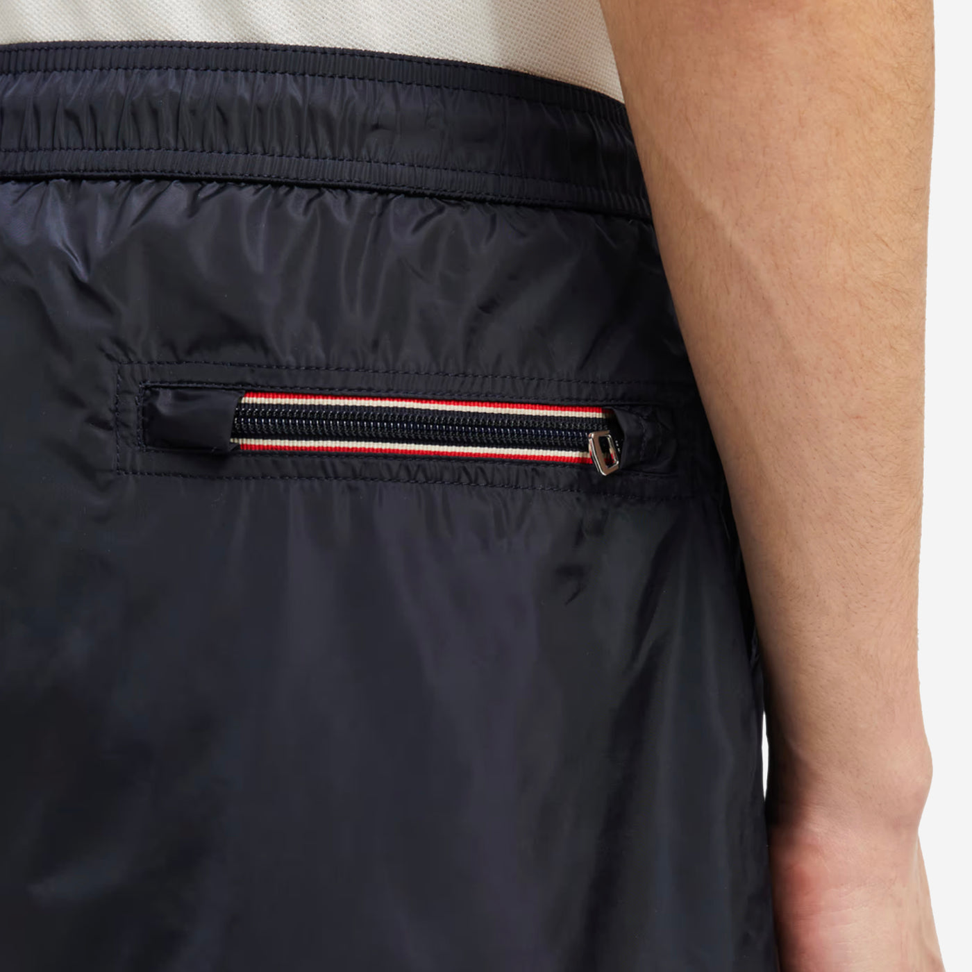 Moncler Logo Patch Swim Shorts