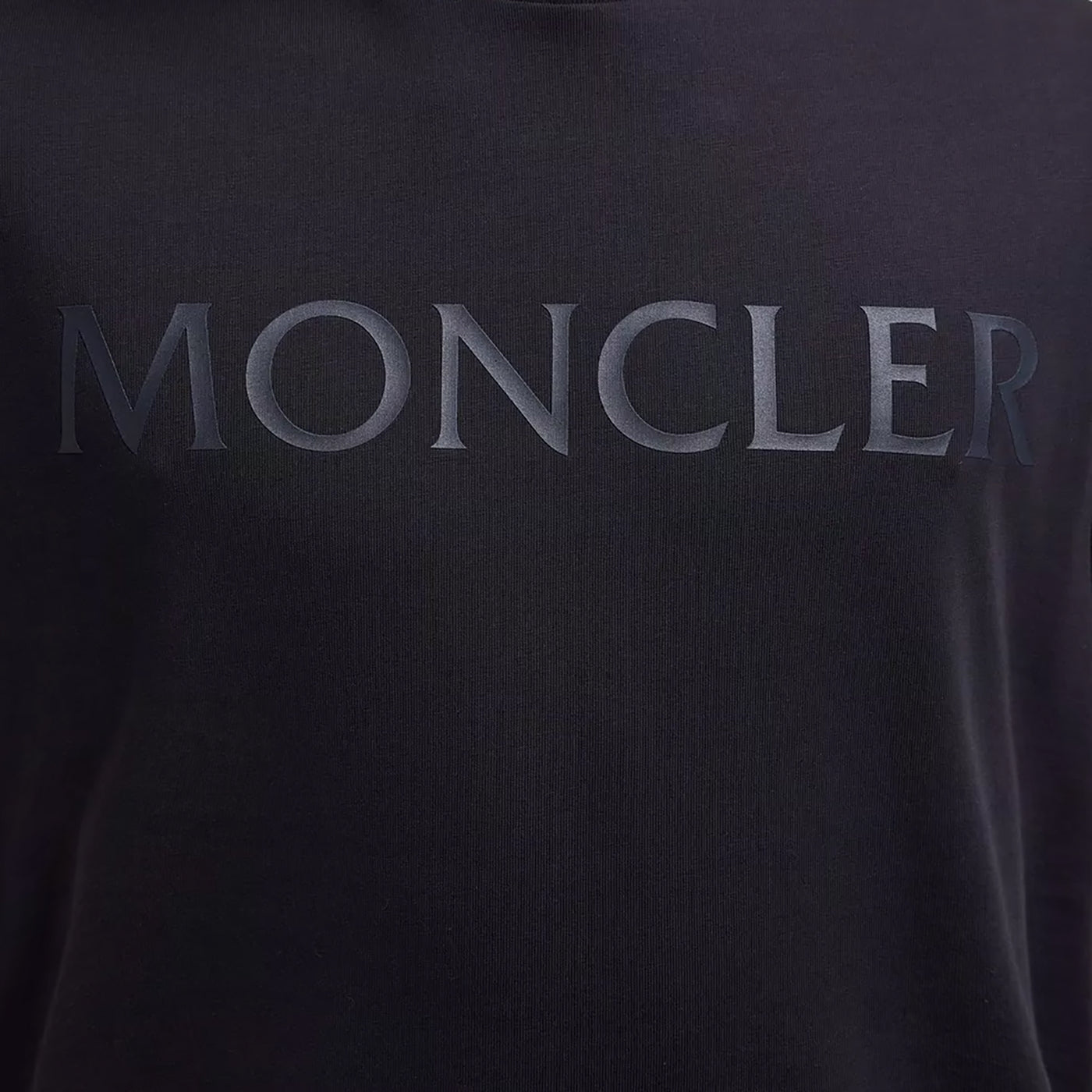 Moncler Laminated Logo Sleeve Pocket T-Shirt