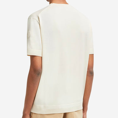 Moncler Silk & Cotton Knitwear T-Shirt