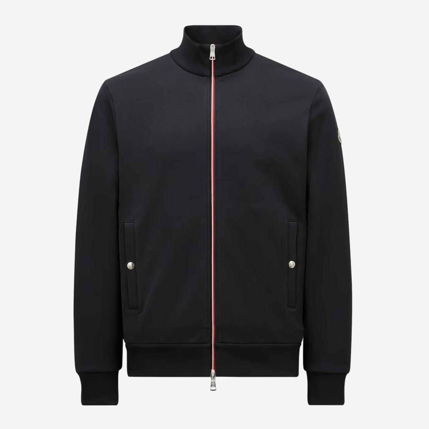 Moncler Tricolor-Trimmed Cotton Zip-Up Track Jacket