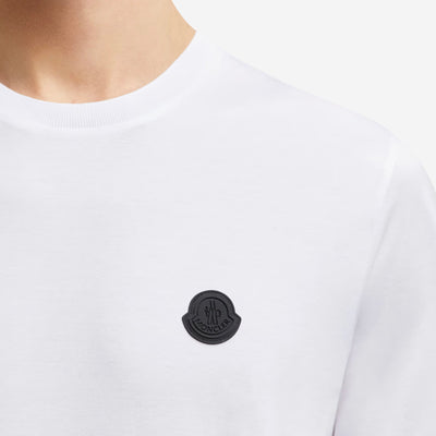 Moncler Vertical Back Logo Cotton T-Shirt