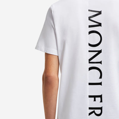 Moncler Vertical Back Logo Cotton T-Shirt