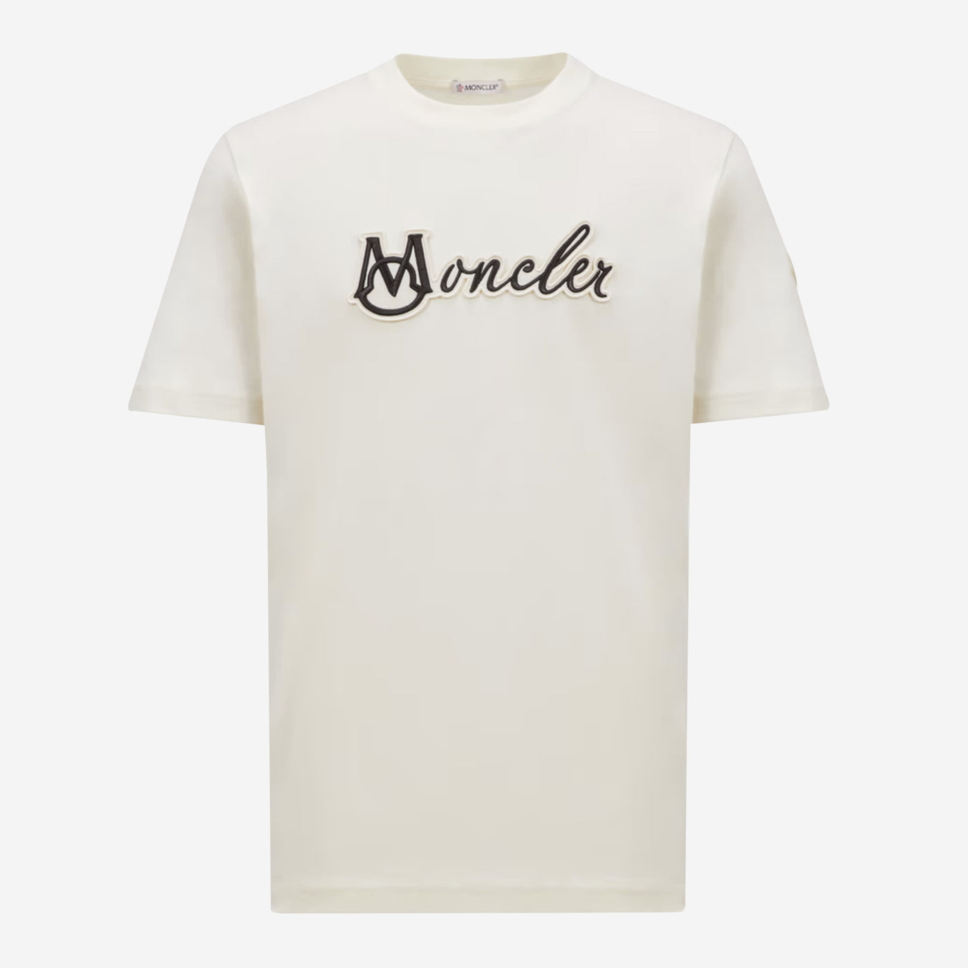 Moncler Embroidered Varsity Logo Cotton T-shirt