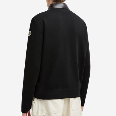 Moncler Padded Wool Zip-Up Cardigan