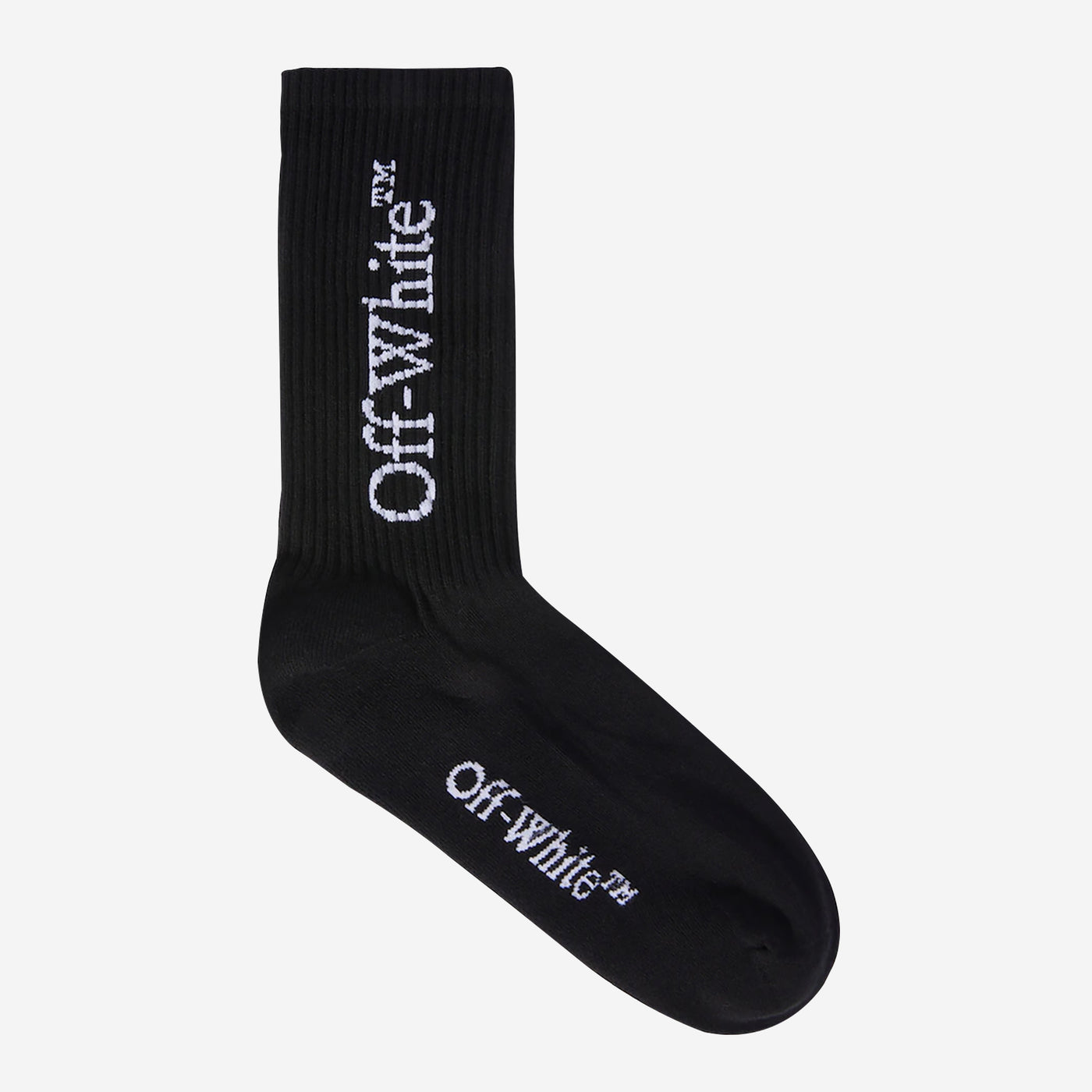 Off-White Bookish Mid Socks B/W