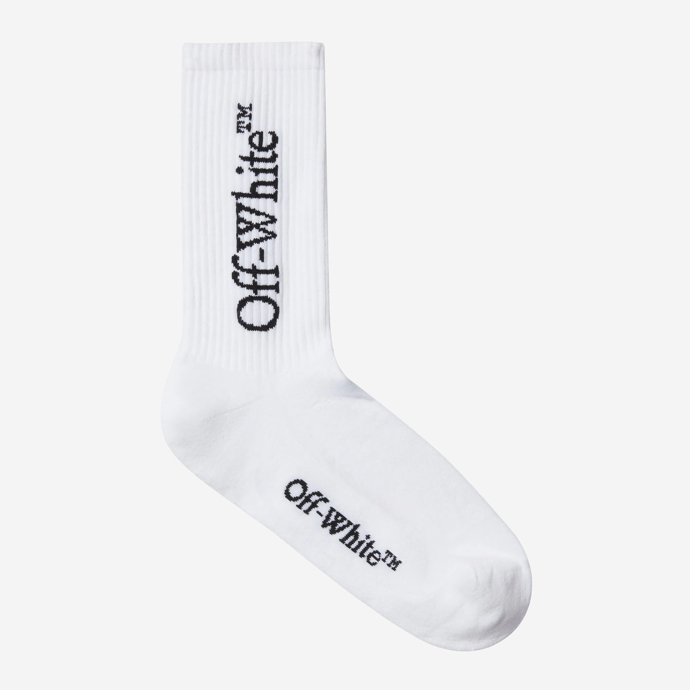 Off-White Bookish Mid Socks White