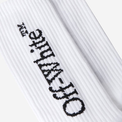 Off-White Bookish Mid Socks White