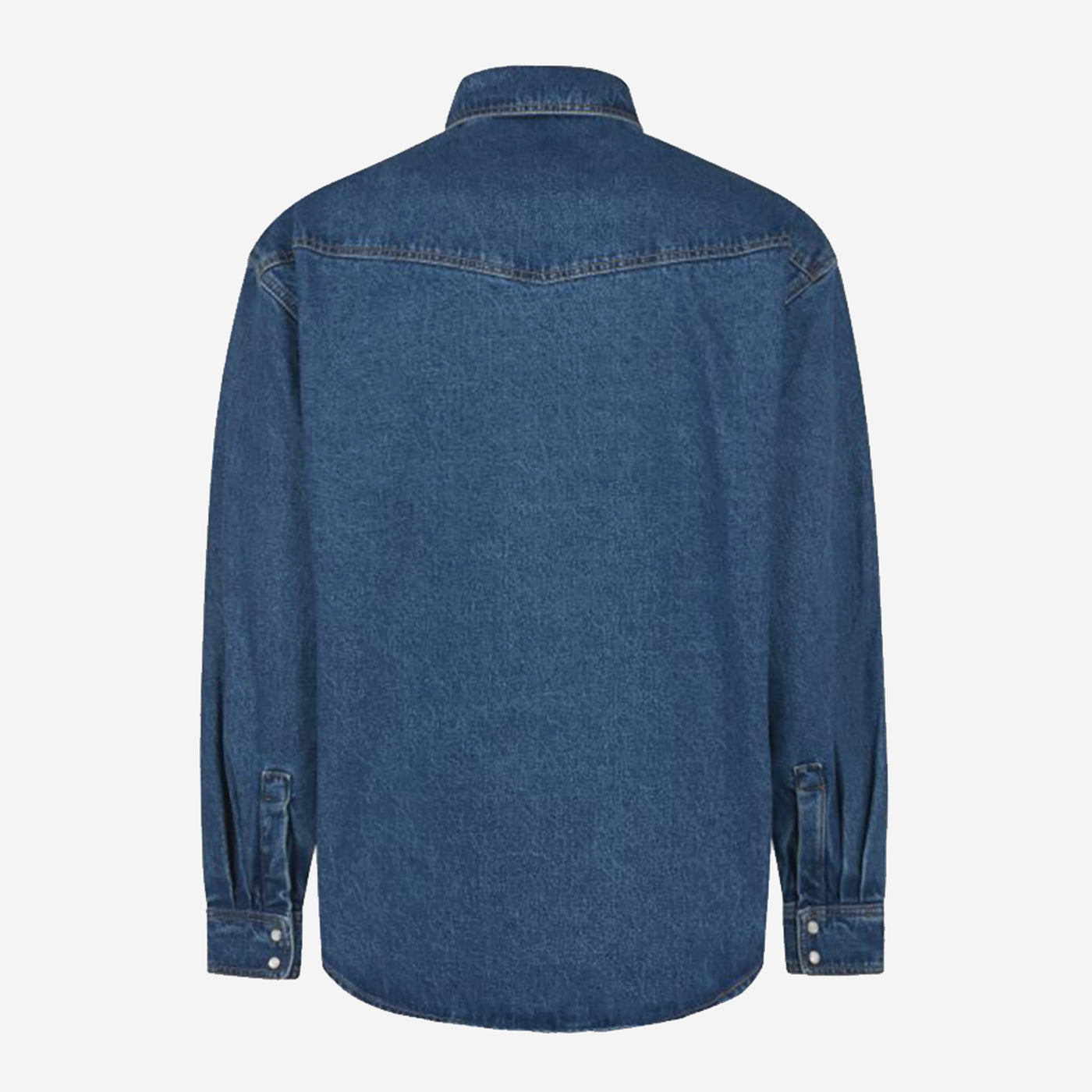 Palm Angels Monogram Denim Shirt