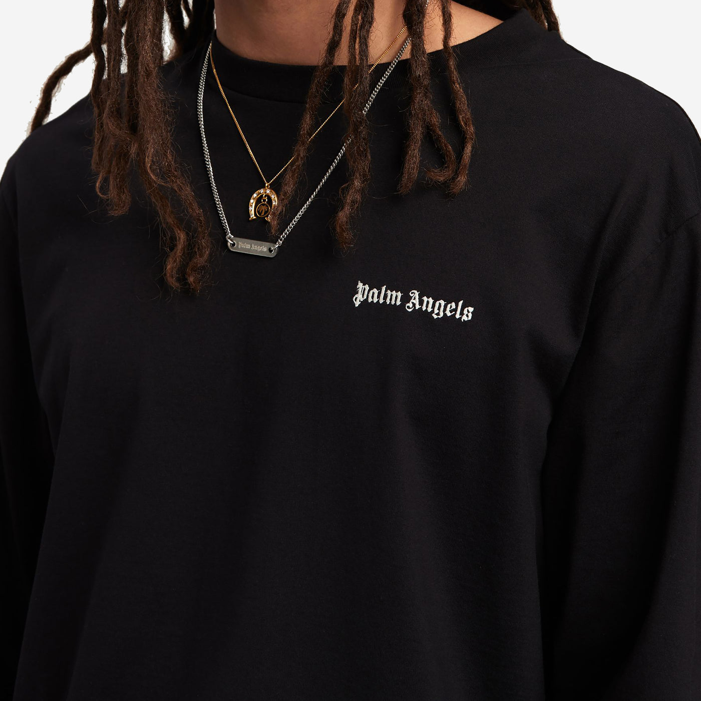 Palm Angels Logo Long Sleeve T-Shirt