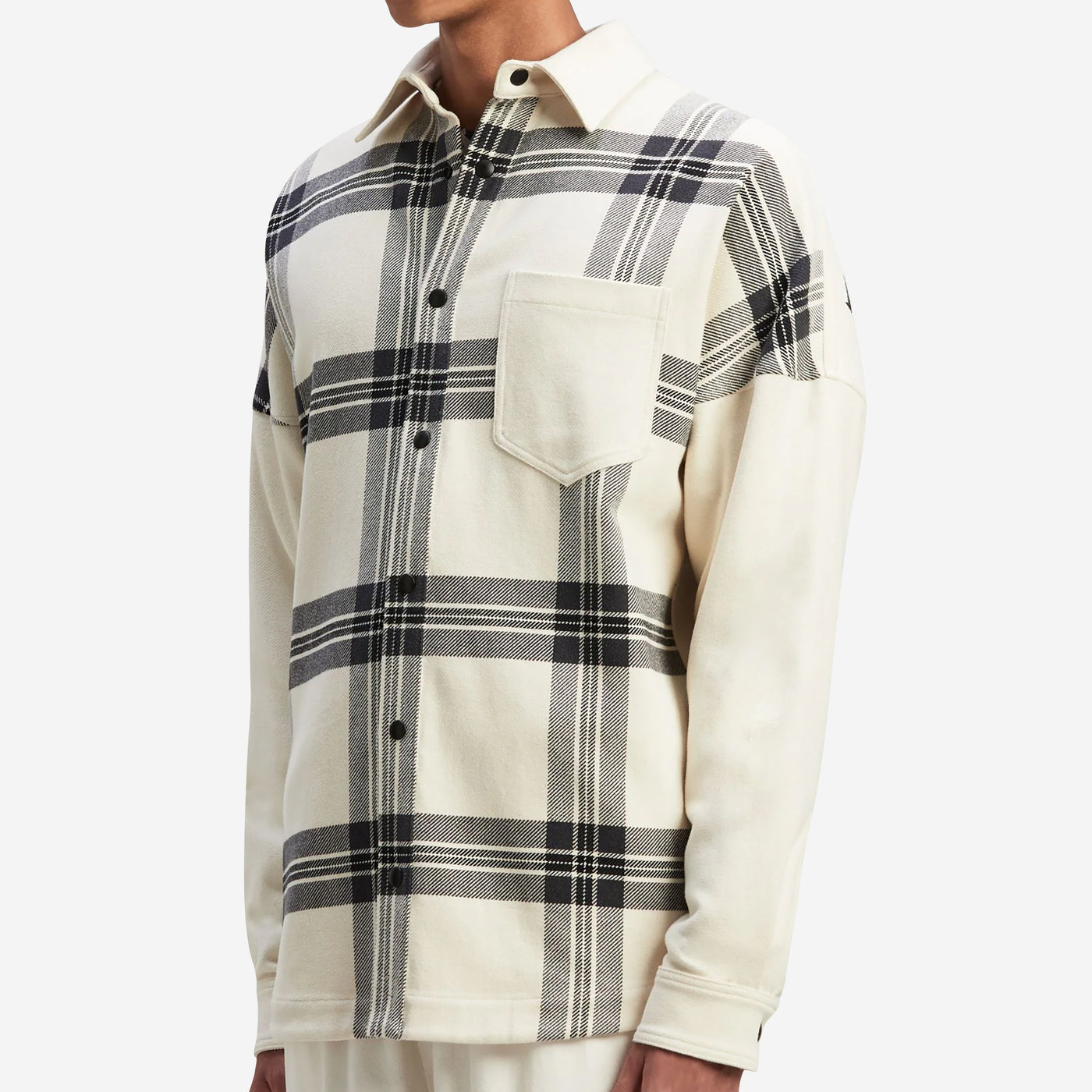 Palm Angels Back Logo Check Overshirt