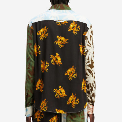 Palm Angels Patchwork Palms Shirt